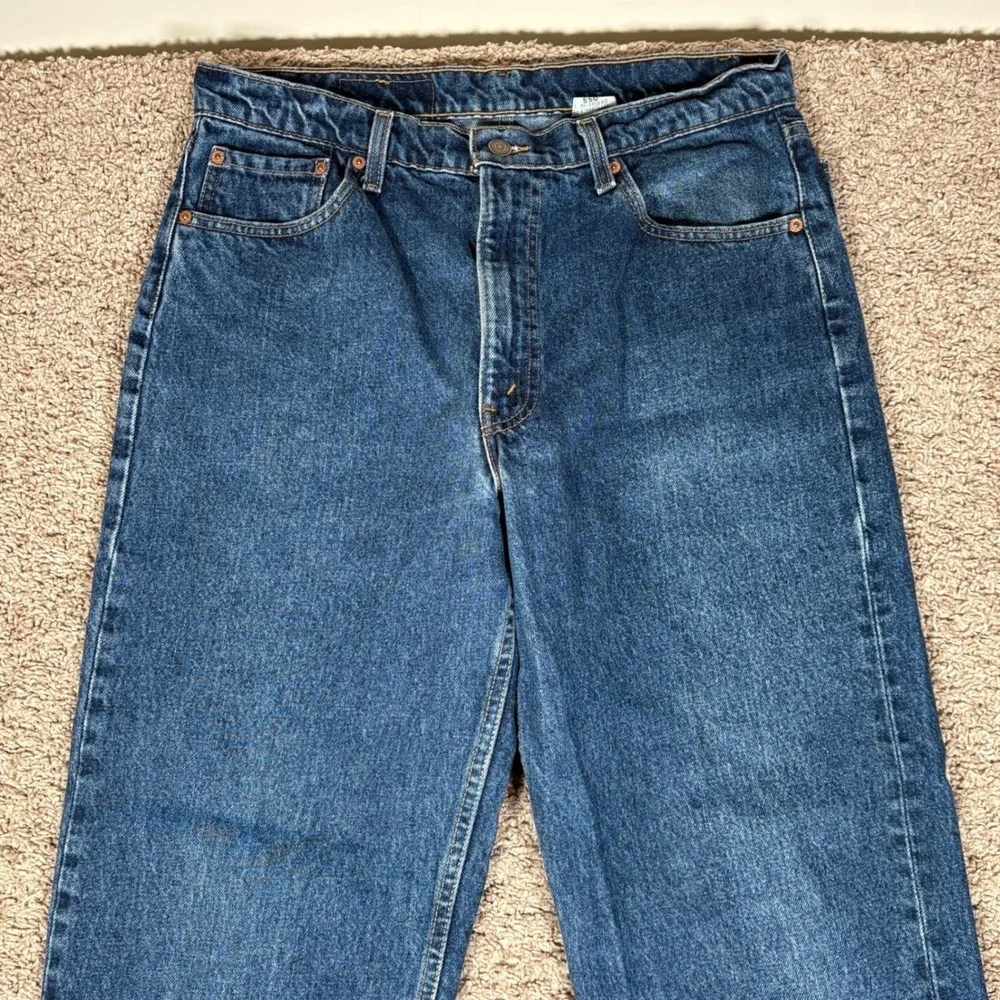 Vintage Levi's 550 Mens 34x32 Relaxed Fit Tapered Leg Blue Denim Jeans USA